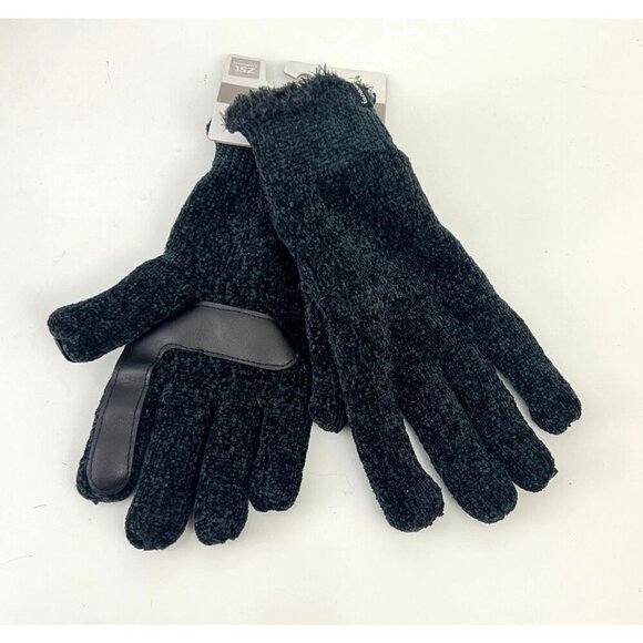 Isotoner Womens smarTouch Eco Comfort Gloves Touchscreen Compatible 1SZ Black - Picture 1 of 4